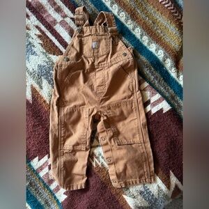 Carhartt Brown Baby Overalls 18M